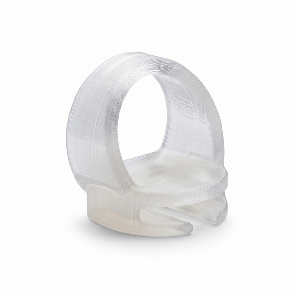 Anillo V-Link translúcido para jeringas de ácido hialurónico